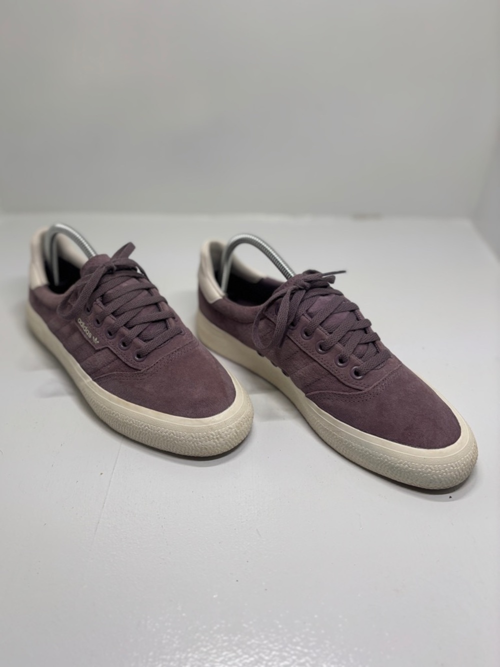 Adidas 3MC Vulc Purple Suede Sneakers Women’s Size 7 - Picture 3 of 13